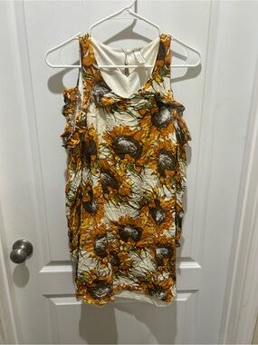 Giddy up Glamour Boutique sunflower dress S NWT